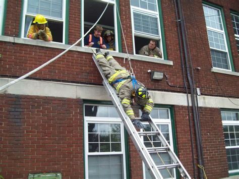 Firefighting Basics Ladder Tip Positioning Firefighter Training Drill