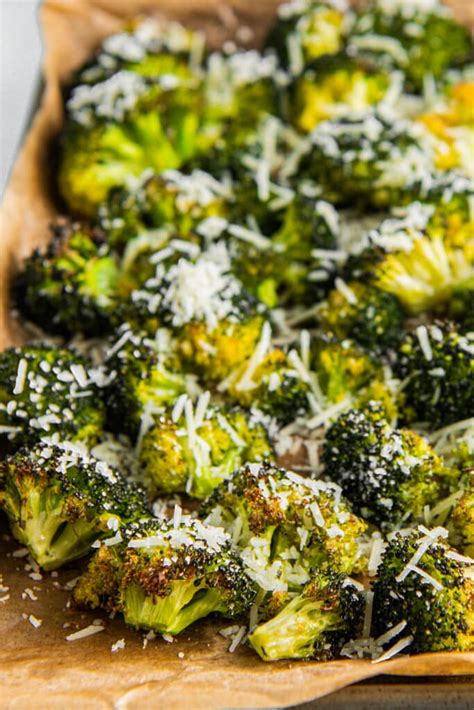 Parmesan Roasted Broccoli Easy Dinner Ideas