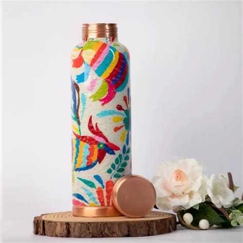 Capacity Ml Oreo Meena Print Copper Bottle At Rs Piece In