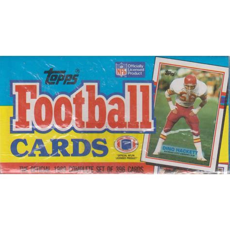 1989 Topps Football Colorful Factory Set Steel City Collectibles