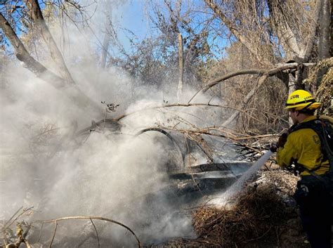 Brush Fire Breaks Out Near Corona Municipal Airport CBS Los Angeles