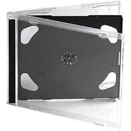 Hama 44753 Dual CD DVD Jewel Double Case 10 Pieces Per Pack 2 Discs