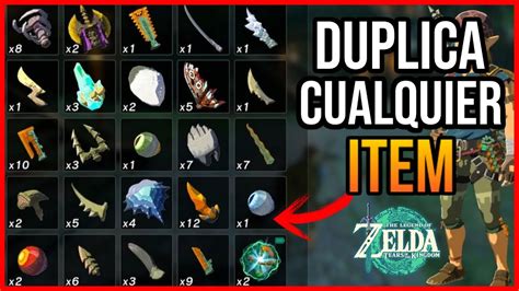 Como Duplicar Materiales En Zelda Tears Of The Kingdom Youtube