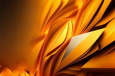 Premium Photo | Elegant orange abstract wallpaper orange background