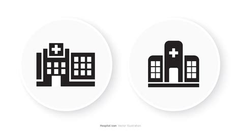 Premium Vector Hospital Building Icon Design Vector Illustration