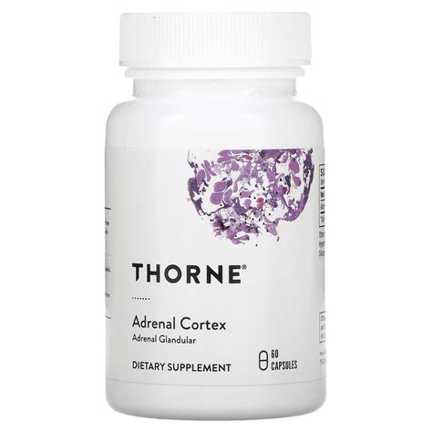 Thorne Research, Adrenal Cortex, 60 Capsules - iHerb