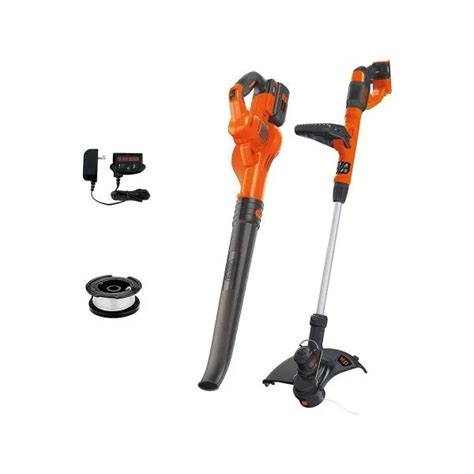 Blackdecker 40v Max Lithium String Trimmersweeper Combo Kit Lcc340c Eur 14302 Picclick Fr