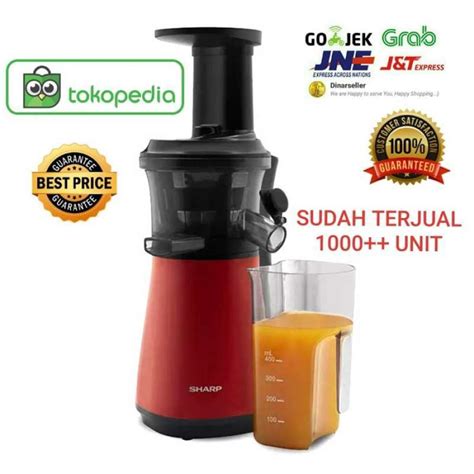 Jual Sharp Slow Juicer Ej C20Y Rd Merah Di Seller Chaca Kapuk Kota