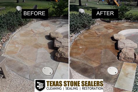 Before After New Texas Stone Sealers