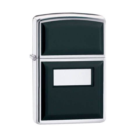 Isqueiro Zippo 355 Classic Cromado Black Ultralite Polido Submarino