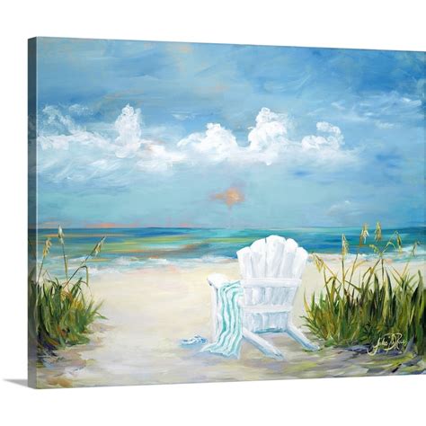 Great BIG Canvas | "Beach Scene II" Canvas Wall Art - Walmart.com ...