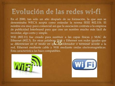 Evoluci N De Las Redes Wi Fi Ppt