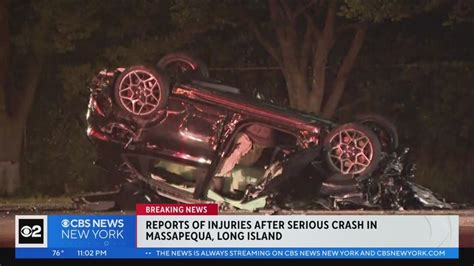 Reports Of Injuries After Serious Crash On Long Island Youtube