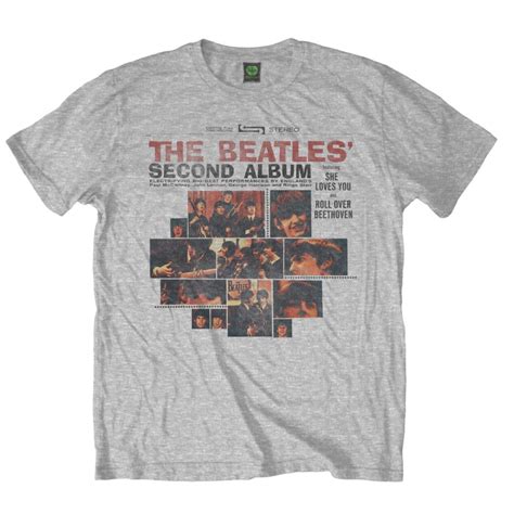 The Beatles Unisex T Shirt Second Album Wholesale Only And Official Licensed