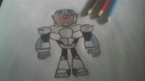 Como DESENHAR O CYBORG Os Jovens Titans Passo A Passo 22 YouTube