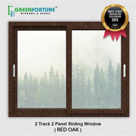 Upvc Sliding Window Red Oak At Best Price In Hyderabad By