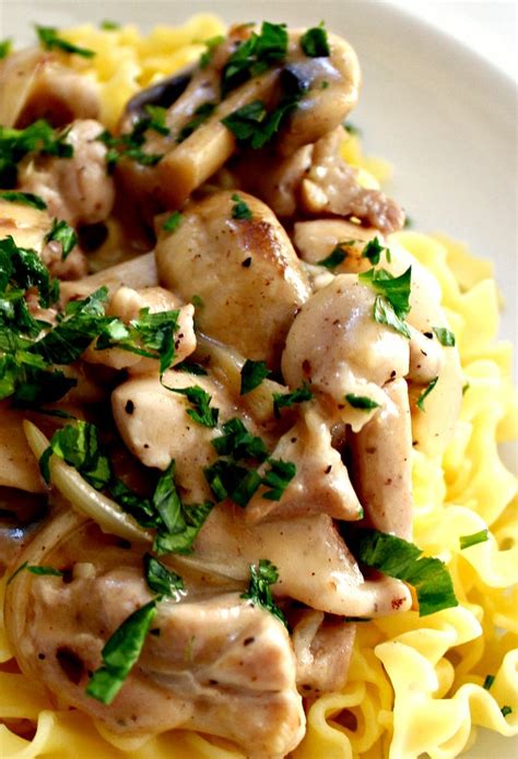 Creamy Chicken Stroganoff Recipe Easy Low Fat Recipe