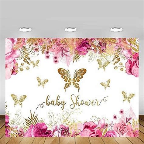 Fondo Fotográfico Mehofoto Fairy Gold Butterfly Baby Shower Cuotas