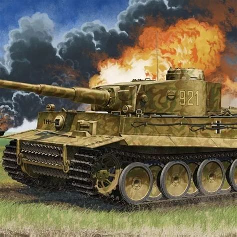 Tanque Tiger I Early Op Citadel Academy 1 35 13509