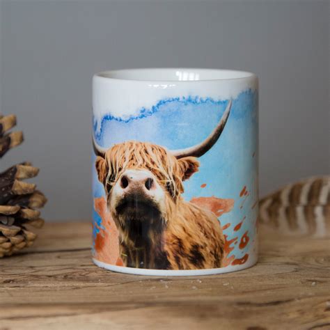 Highland Cow Mug Mug Highland Cow Coffee Mug Highland Etsy