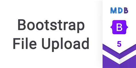 Bootstrap File Upload Examples Tutorial