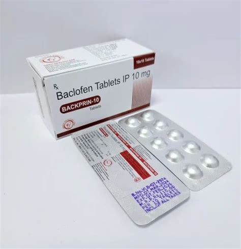 Baclofen Mg Tablets At Rs Stripe Baclofen Tab In Panchkula