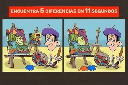 Detecta Las Diferencias En Las Im Genes Del Pintor Solo Los Grandes