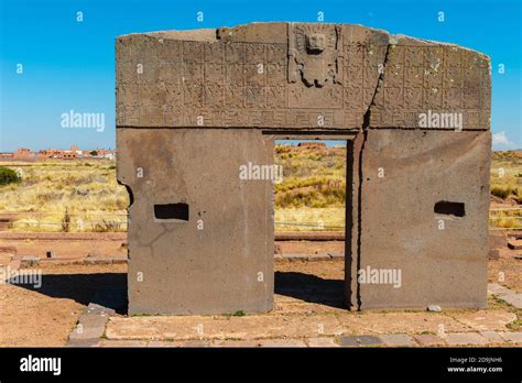 Puerta Del Sol Kalasaya Sitio Arqueológico Tiwanaku O Tiahuanaco