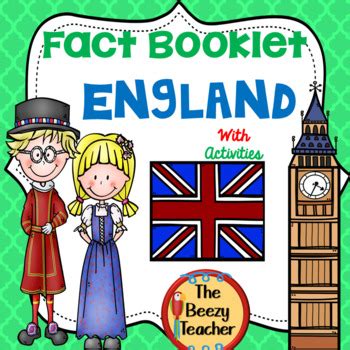 England Fact Booklet And Activities With Digital Activities By