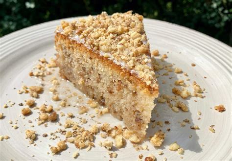 Walnut Cake Recipe Karidopita Vickis Greek Recipes