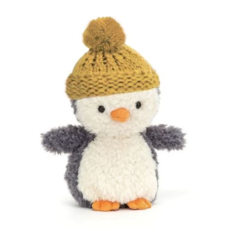 Pingwin Wee Winter W Zimowej Czapce 12 Cm Jellycat WEE12PEN Dobre Liski