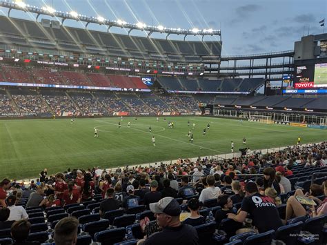 Section 134 at Gillette Stadium - New England Revolution ...