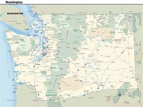 Map of Washington DC - ToursMaps.com