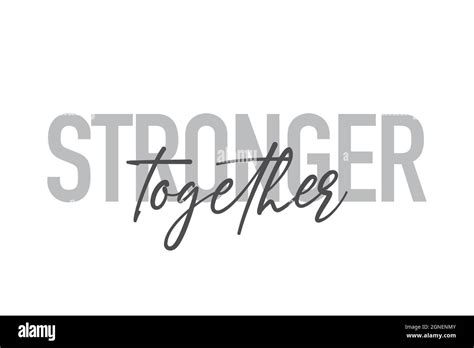 We are stronger together logo Cut Out Stock Images & Pictures - Alamy