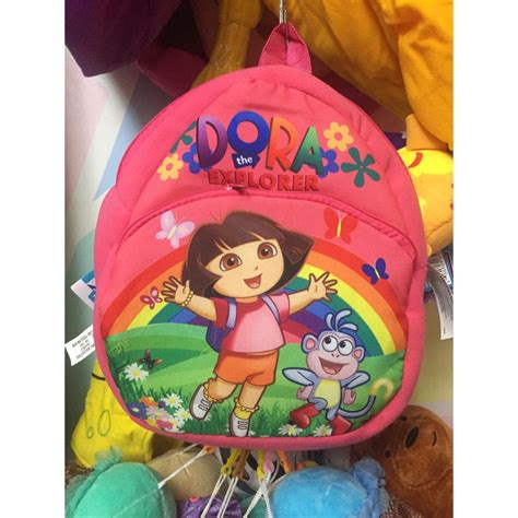 Dora The Explorer Plush Doll School Backpack Boots Swiper Soft Plush Doll Toys Rescue Bag With