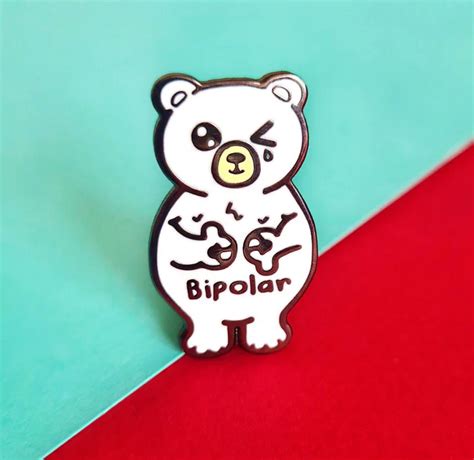 Bipolar Bear Pin Birds Yard