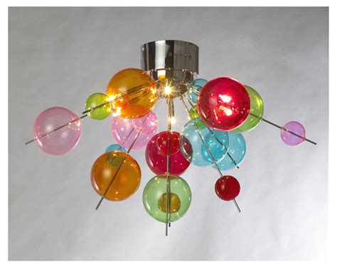 15 Ideas of Coloured Glass Chandelier