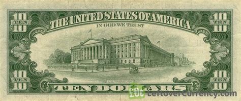 10 American Dollars Series 1963 Exchange Yours For Cash Today