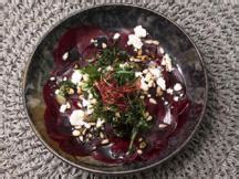 Rote Bete Carpaccio Mit Ruccola Rezept Kochbar De