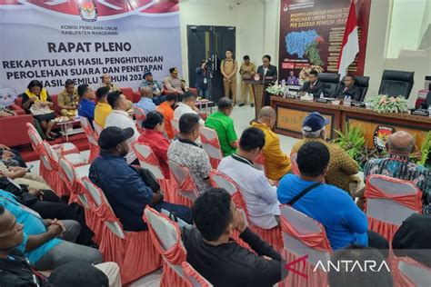 Kpu Manokwari Mulai Rapat Pleno Penghitungan Suara Pemilu Antara