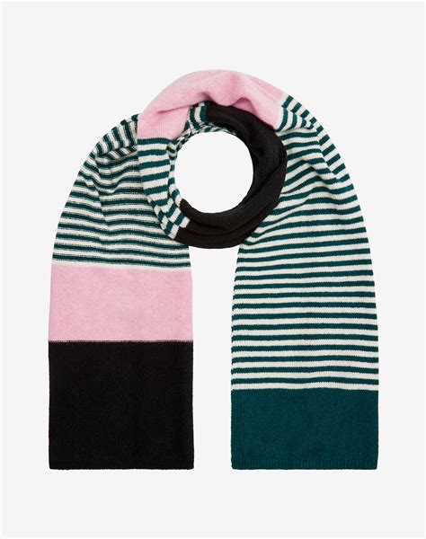 Cashmere Stripe Scarf Women S Scarves Skye By Brora