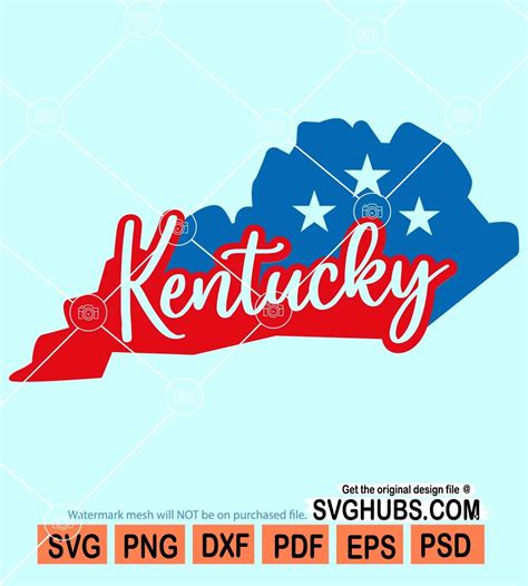 Kentucky State Svg Kentucky Svg Kentucky Outline Svg State Clipart