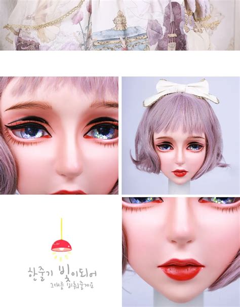 Hd02hidolls And Dms Crossdress Resin Half Head Femalemale Face