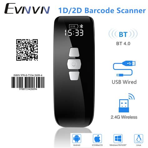 Hot Sale Fast DeliveryEyoyo Evnvn 2 4G Wireless 1D 2D Barcode