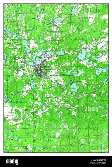 Rhinelander map hi-res stock photography and images - Alamy