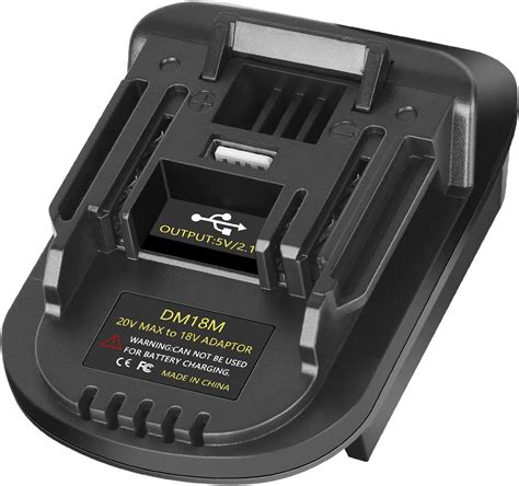 KUNLUN DM18M Battery Adapter For Makita 18V Tools Convert For Dewalt