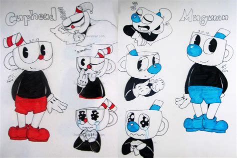 Cuphead And Mugman Fanart By Foziz On Deviantart