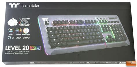 Thermaltake Level Rgb Titanium Edition Gaming Keyboard Review