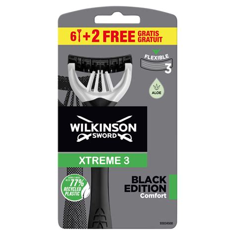 Wilkinson Sword Xtreme 3 Black Edition Jednorazowe Maszynki Do Golenia