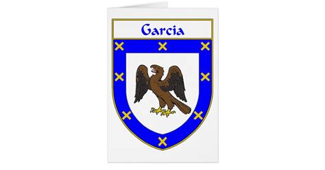 Garcia Coat of Arms/Family Crest Card | Zazzle